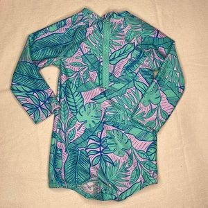 Long sleeve toddler girl swimsuit size 18 months